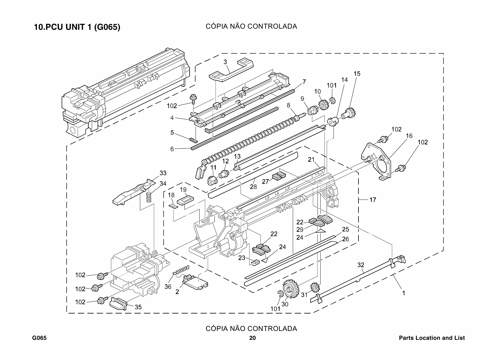 RICOH Aficio AP-4510 G065 Parts Catalog-4